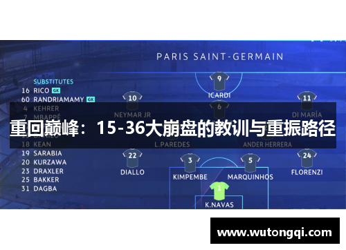 重回巅峰：15-36大崩盘的教训与重振路径